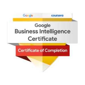 Google Business Intelligence Certificate Badge